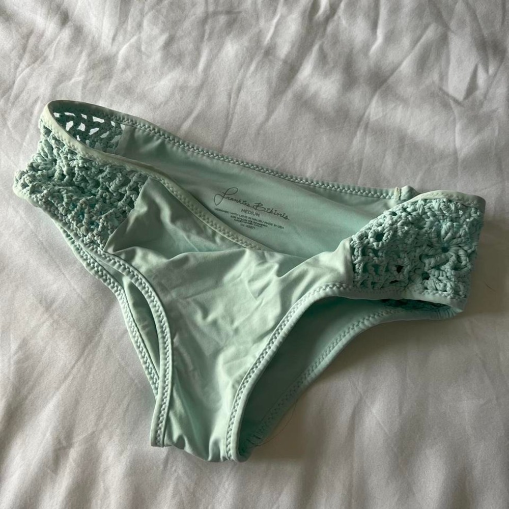 Set of 3 blue Frankie's Bikinis Swim Pieces - Picture 3 of 4